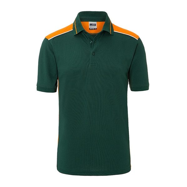 JN 858 - Polo met contrasterende inzetstukken - Afbeelding 12