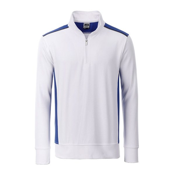 JN 868 - Easy-care sweatshirt korte rits - Afbeelding 7