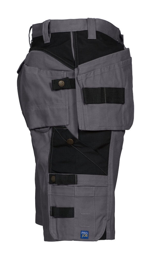 5527- Short Projob met loshangende, opbergbare holsterzakken 100 % katoen - Afbeelding 5