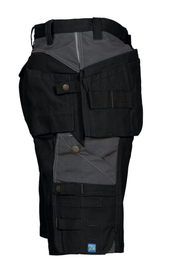 5527- Short Projob met loshangende, opbergbare holsterzakken 100 % katoen - Afbeelding 9