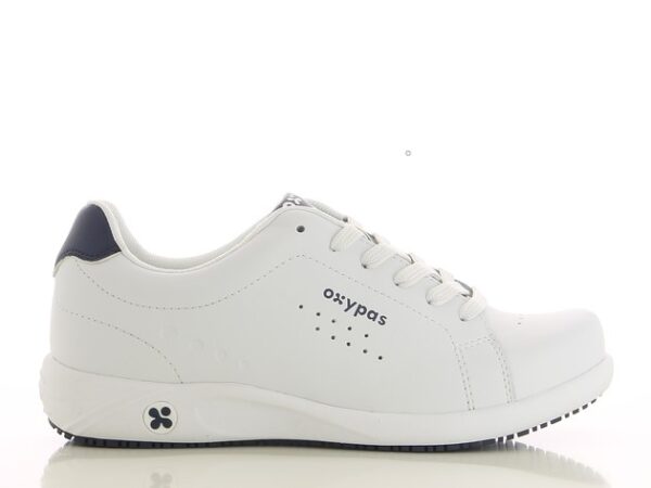 EVA  - BASKET FEMME TENDANCE, EN CUIR ET À LACETS