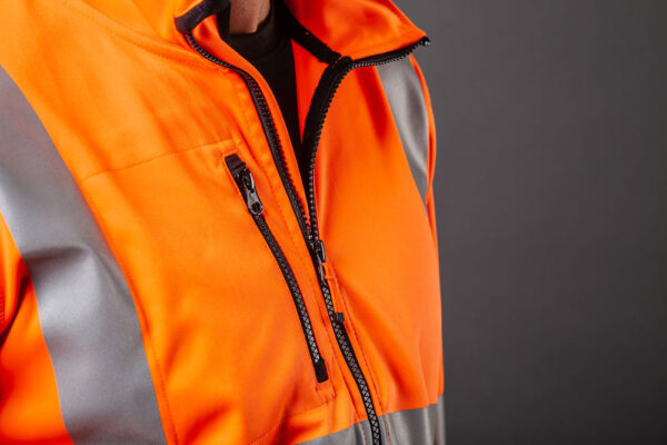 6105 VESTE SOFTSHELL 2 COUCHES EN ISO 20471 CLASSE 3 – Image 2