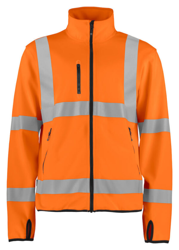 6105 VESTE SOFTSHELL 2 COUCHES EN ISO 20471 CLASSE 3 – Image 9
