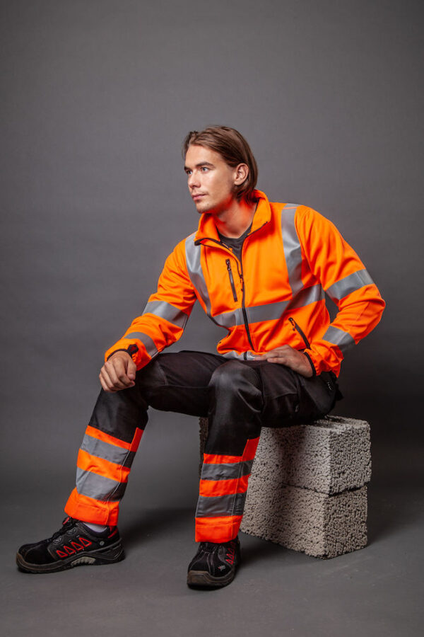 6105 VESTE SOFTSHELL 2 COUCHES EN ISO 20471 CLASSE 3 – Image 12