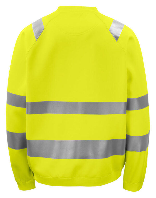 6106 SWEATSHIRT COL ROND POLYCOTON HV EN ISO 20471 CLASSE 3