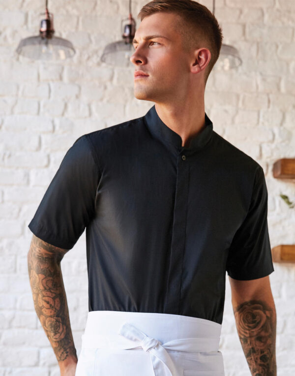 Chemise cintrée à col montant SSL